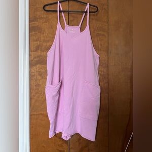 FP Movement by Free People Pink Casual Romper with Front Pockets